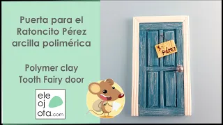 DIY Polymer Clay Tooth Fairy Door [ENG SUB] | ELEOJOTA00 | POLYMER CLAY TUTORIAL