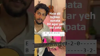 Hale dil Song Guitar Lesson || Tabs