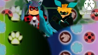 miraculous RP: pennybug and black rabbit transformation/free action scene used with credits