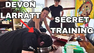 DEVON LARRATT SECRET TRAINING FOR LEVAN (More Oxygen?) #armwrestling