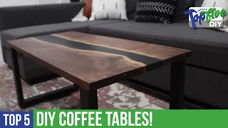 Top 5 DIY Coffee Tables! The Best Maker Videos for Your Next Build!