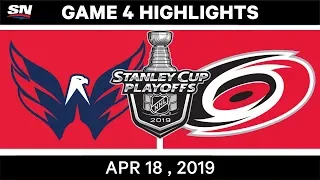 NHL Highlights | Capitals vs Hurricanes, Game 4 – April 18, 2019