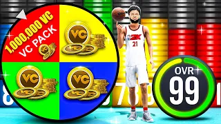 NBA 2K24 But The Wheel of VC UPGRADES My BUILD...