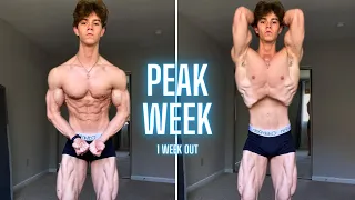 PEAKING | 1 WEEK OUT from my First Bodybuilding Show!