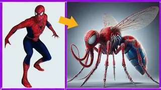 AVENGERS As MOSQUITO VENGERS 🔥 All Characters (MARVELS & DC) 2024