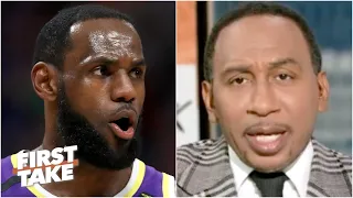 Stephen A. warns LeBron: Watch out for Steph Curry in the play-in tournament | First Take