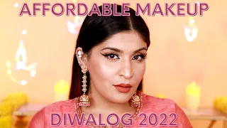 10 Minute Simple & Affordable Makeup Tutorial For Diwali | #Diwalog 2022 Day 12 | Shreya Jain