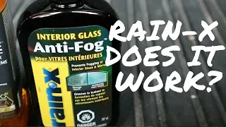 Applying Rain-X Anti Fog To The RSX (DOES IT WORK?)