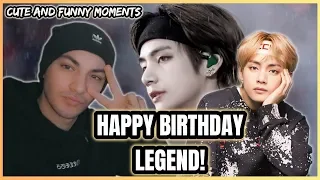 💜HAPPY BIRTHDAY TAETAE!!! BTS Kim Taehyung - Cute and Funny Moments💜