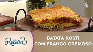 S-u-r-r-e-a-l de tão bom: surpreenda no almoço com essa batata rosti com frango