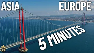 Canakkale Bridge Finally Opened! (Asia - Europe in 5 Minutes)