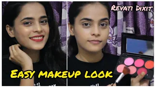 Easy Makeup look for office and college girls|Revati Dixit