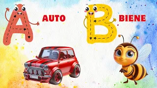 The German Alphabet for Kids A + B