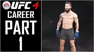 EA Sports UFC 4 - Career - Gameplay Walkthrough - Part 1 - "Character Creation"