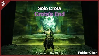 Solo Hunter - Crota's End, Crota, Son of Oryx (Finisher Glitch)