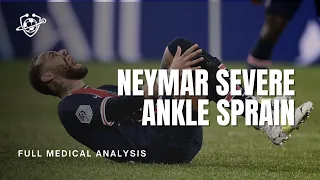 Neymar's SEVERE Ankle Sprain - Does FLAIR Lead to INJURY? - Medical Analysis