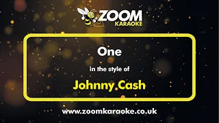 Johnny Cash - One - Karaoke Version from Zoom Karaoke