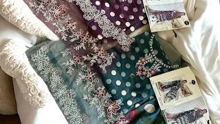 Pakistani style beautiful cotton dresses | daily wear cotton suit with beautiful patches