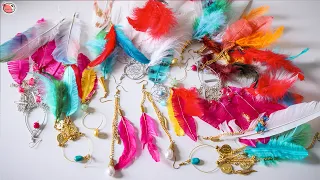 23+ Best Easy!!.. ❤️ DIY Feather Earrings #LatestFashion #GirlsDIY #DIYJewelry