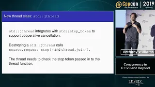 Concurrency in C++20 and Beyond - Anthony Williams - CppCon 2019
