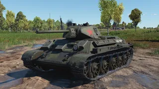 T-34E STZ Soviet Medium Tank Gameplay War Thunder No Commentary