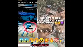 Muslim boy namaz vs BTS 🇰🇷 #viral #allah #shorts #status