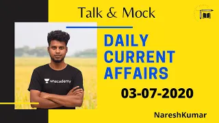 Daily CA Live Discussion in Tamil| 03-07-2020 |Mr.Naresh kumar