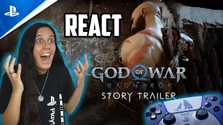 God of War Ragnarok NEW Story Trailer and Dualsense Reveal Trailer REACT | State of Play