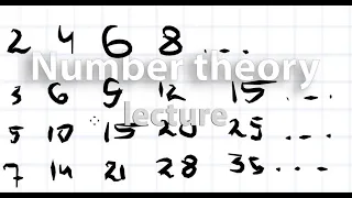 Теорія чисел. Лекція