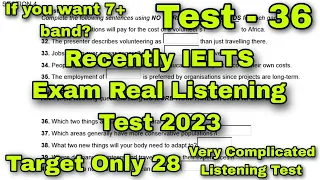 27 MARCH HARD LISTENING TEST 2023 | IELTS ACADEMIC LISTENING TEST 2023 | IDP+BC LISTENING TEST 2023