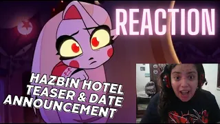 REACTION // Hazbin Hotel date announcement on Amazon Prime!