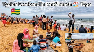 A typical weekend in Togo 🇹🇬.  Fun filled Beach front lomé Togo West Africa 🌍