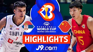 Serbia 🇷🇸 vs China 🇨🇳 | J9 Highlights | FIBA Basketball World Cup 2023