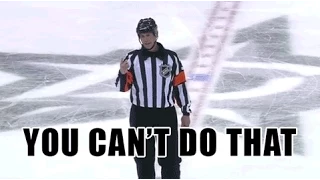 10/5/13 - Ref Says "You Can't Do That" to Shawn Horcoff