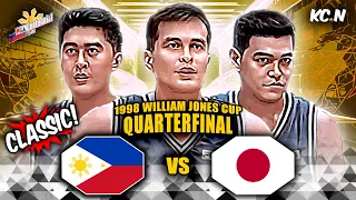 LAST 2 MINUTES THRILLER! | Philippines vs Japan | 1998 William Jones Cup Quarterfinal
