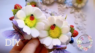 NEW!!!🌼🍒🌿Ягодки 🍓Ромашки 🌼Украшения из фоамирана.