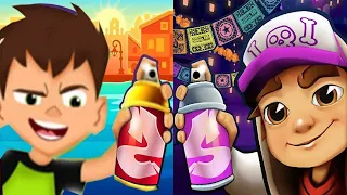 Subway Surfers Mexico 2021 vs BEN 10 Subway Ultimate Heros Gameplay HD