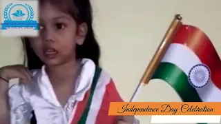 Vande Mataram by little kid of sunshine| Independence day celebration | Sunshine public school Tikri