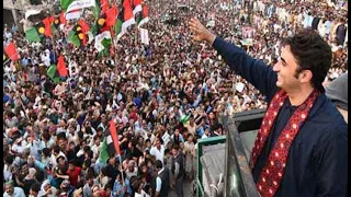 Chairman Bilawal Bhutto Zardari led the public long march in the city of Thatta in the city of Gharo