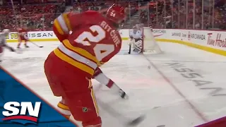 Brett Ritchie Sneaks Puck Past Antti Raanta From Tough Angle