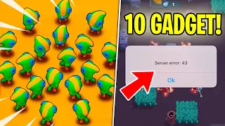 COSA SUCCEDE SE USO 10 GADGET INSIEME?! Brawl Stars ITA