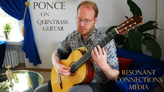 Michael Ibsen plays Prelude 5 by Manuel Maria Ponce on Quintbass Guitar (Den Toom Luthier)