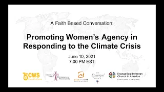 Promoting Women’s Agency in Responding to the Climate Crisis