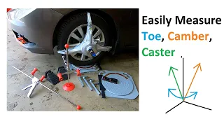 How to Measure Caster and Camber with UPDATED DIY Turn Tables, Tire Clamp, Digital Gauges