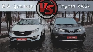 Сравнительный тест KIA Sportage 2014 vs Toyota RAV4