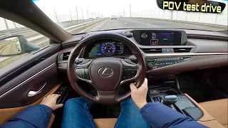 2021 Lexus ES 250 POV test drive (City drive)