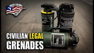 Civilian LEGAL Smoke And Flash Bang Grenades! /  IWA International