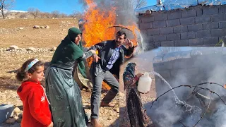 Nomadic Discrimination and Violence: Burning of the Tent After the Mother Departs 💔😢