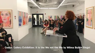 Women's History Month Art Exhibit: It is the We not the Me by Wilma Bulkin Siegel