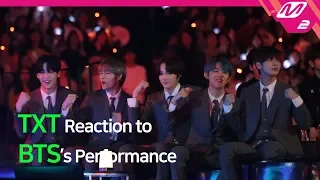 [Reaction Cam] TXT(투모로우바이투게더) Reaction to BTS(방탄소년단) l 2019MAMA x M2